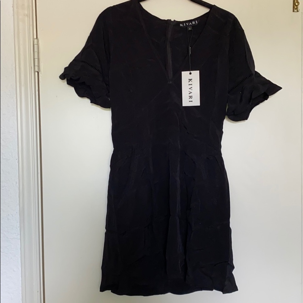 Kivari Onxy Lace Mini Dress